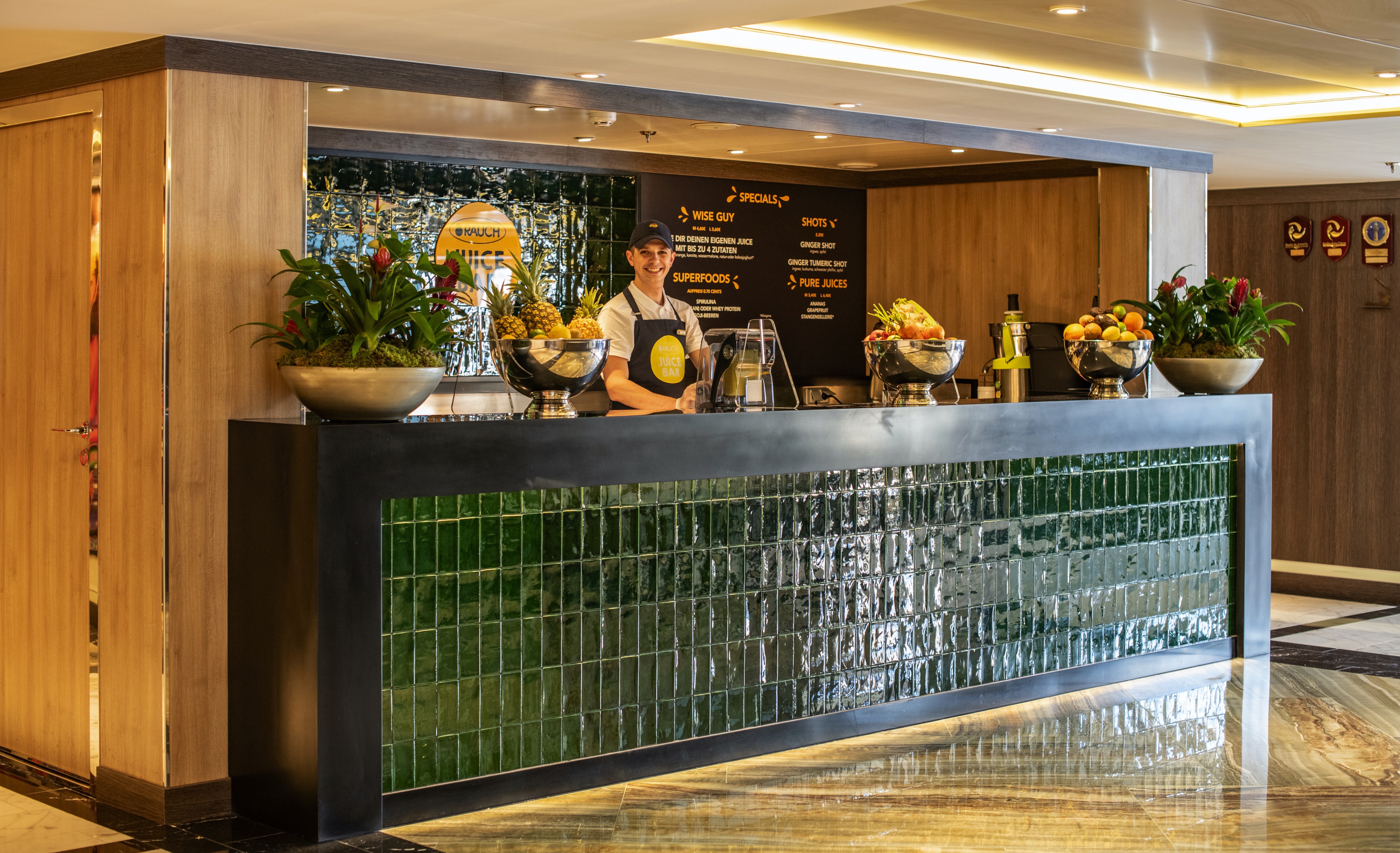 Juice Bar on World Voyager